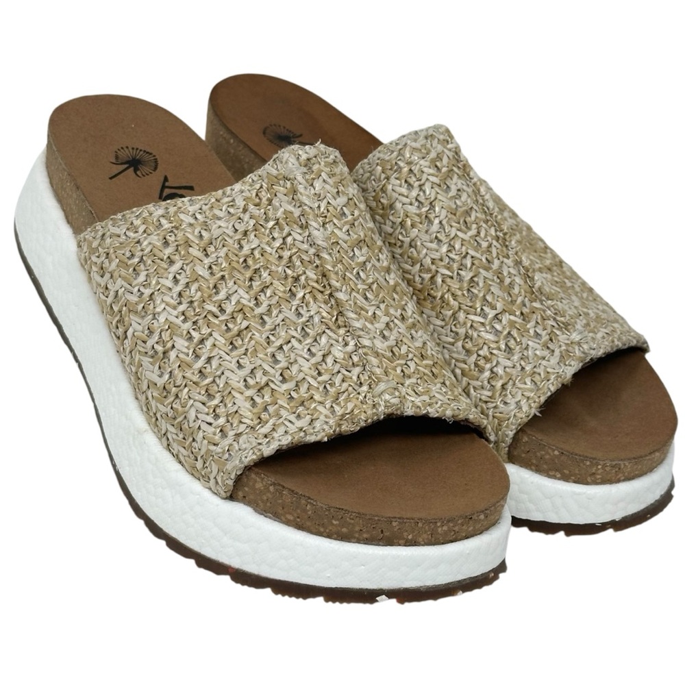 NEW OTBT Women's Wayside Platform Slides Sandals Shoes Size 6.5